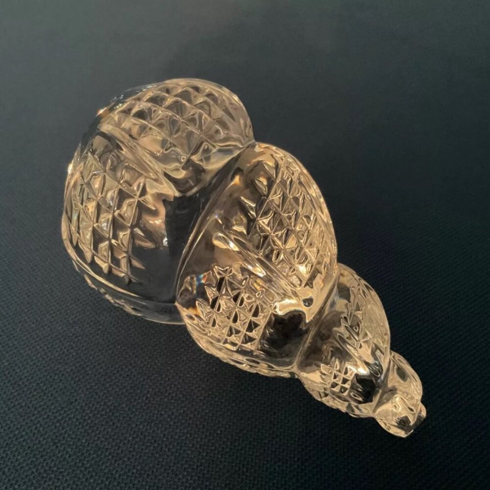 Waterford Crystal Conch Sea Shell Figurine Paperweight Ireland 5.5"